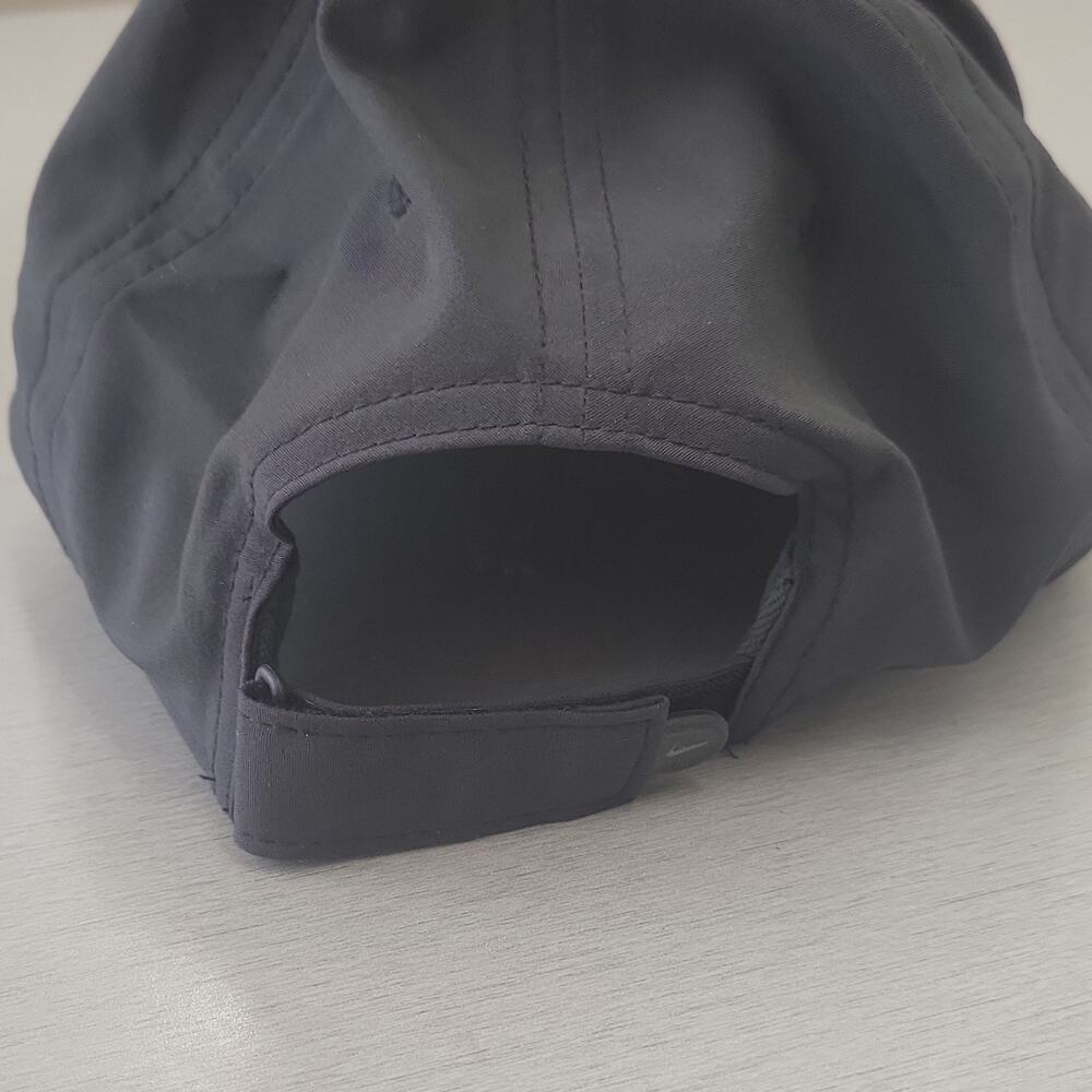 Nike Gray Solid Baseball Cap Hat Adjustable Men’s One Size Casual - Picture 3 of 7